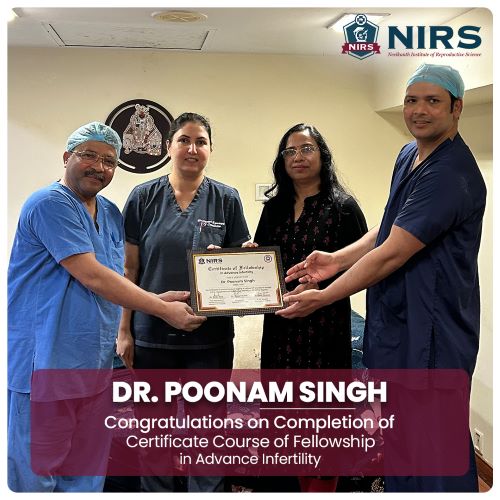 Dr. Poonam Certificate Ceremony